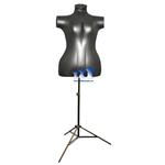 Inflatable Female Torso, Plus Size with MS12 Stand, Silver